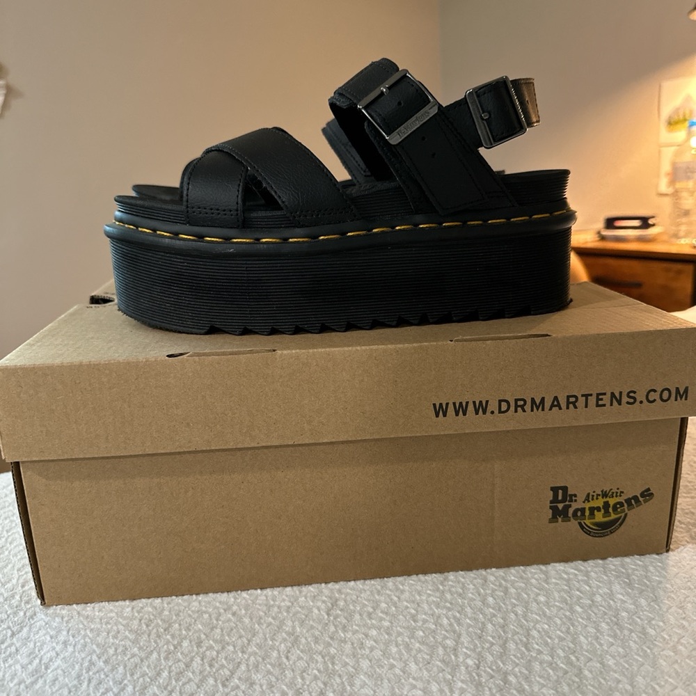 SOLD Dr. Martens Black Platform Sandals
